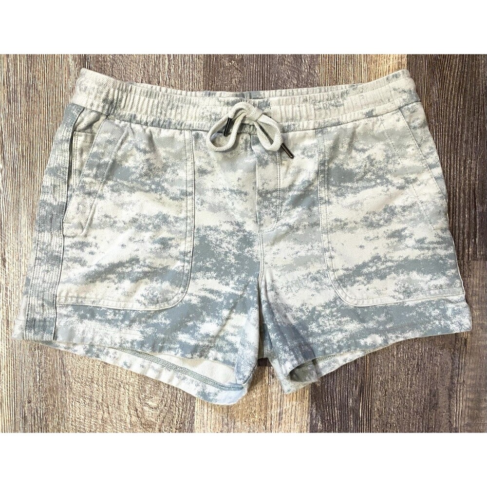 Athleta Farallon Short Fog Camo Coast Green Women’s Athletic Medium